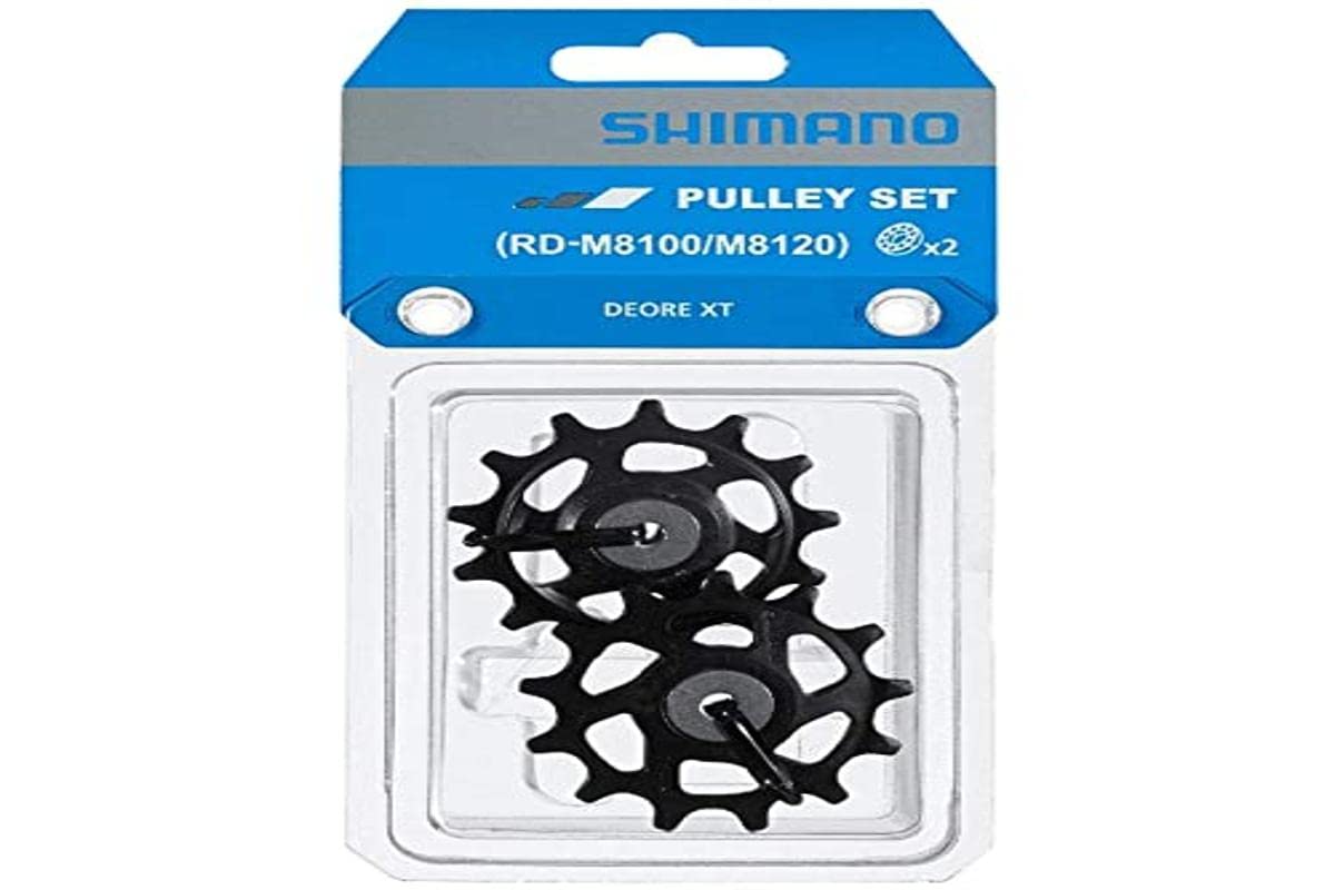 Shimano Spares Deore XT RD-M8100/8120 tension and guide pulley set, Black