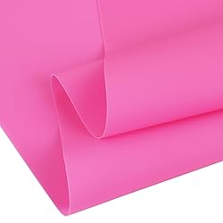 Ramya Solid Color Smooth PVC Faux Leather Sheets