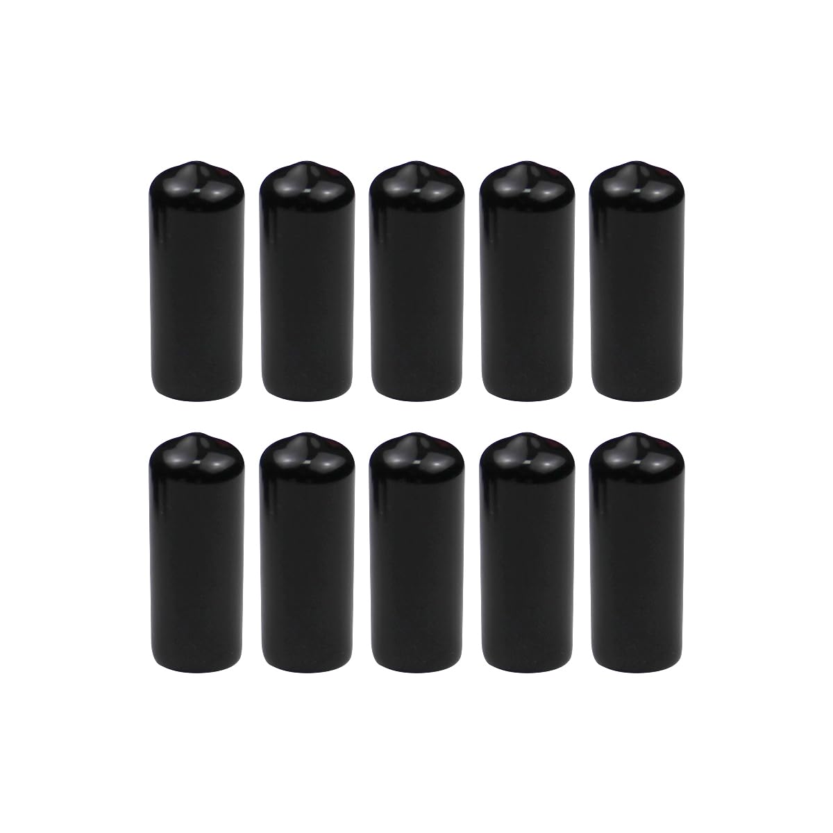 PolyMath Snooker Tip Cover Cue Protector, 10pcs Pool Cue Tip Rubber Cover Billiard Cues Stick Protection for Snooker Cue Tip Pool Billiards Accessories