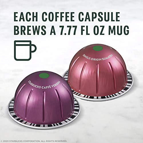 Starbucks by Nespresso Dark Roast Variety Pack Coffee (32count single