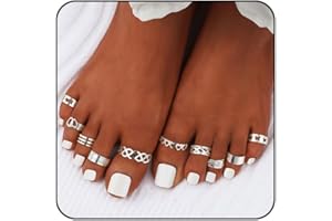ONBRIG Toe Rings for Women Adjustable Toe Rings for Women Open Toe Ring Summer Beach Foot Jewelry
