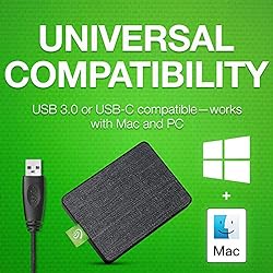 Seagate Ultra Touch SSD 500GB External Solid State