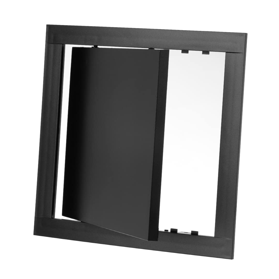 200x200mm Access Panel - Concealed Wall Hatch - 8x8 inch Inspection Door - ABS Plastic Anthracite