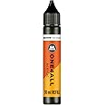 MOLOTOW ONE4ALL Acrylic Paint Refill ONE4ALL Paint Marker, Signal Black, 30ml Bottle, 1 Each (693.180), 1.01 Fl Oz (Pack of 1)