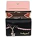 ETIAL Womens Faux Leather Cute Kitty Bowknot Small Wallet Coin Card Holder Light blue