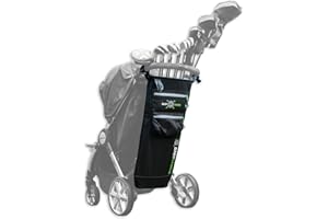 Baby Caddie Golf Bag for Baby Stroller, Fits a Full Set of Clubs, Attaches to Most Strollers, Accessory Pockets for Balls, Tee's, Gloves and More.