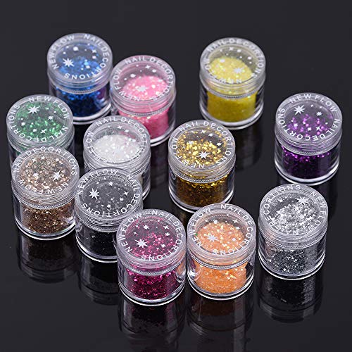 5 Pieces 30ML Crystal Epoxy Resin 13 Color Liquid Pigment 12 Glitter Sequins 17 Metal Jewelry with 2X 5 Meters Tape For DIY Handcraft Jewelry Earrings Necklace Bracelet Nail Art Accessories