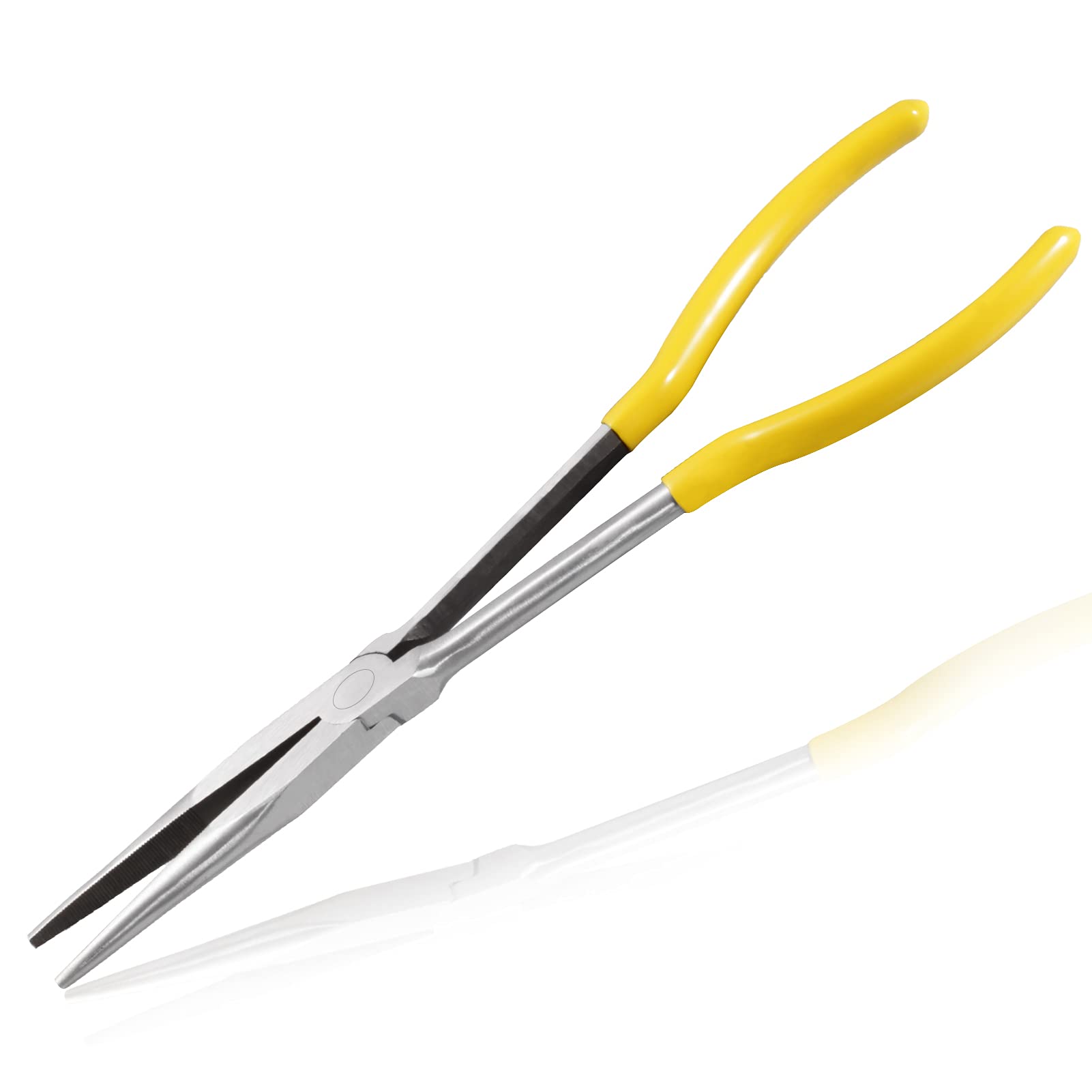 LEONTOOL 11 Inch Long Reach Needle Nose Pliers for Hard-to-Reach Areas