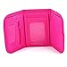 Disney Frozen Elsa Anna and Olaf Character Hot Pink Trifold Wallet