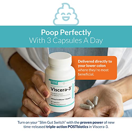 SANE Viscera 3 POSTbiotics with Tributyrin Sodium Butyrate