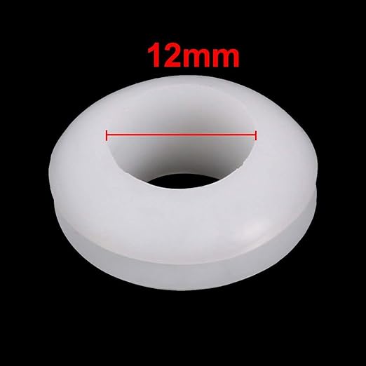 ZCHXD 30pcs Double Side Rubber Grommet Eyelet Ring Wire Gasket White 12mm Inner Dia: Amazon.com: Industrial & Scientific