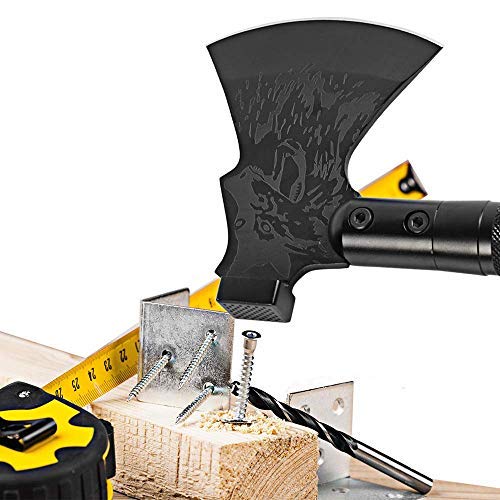 RZChome Portable Outdoor Survival Axes and Hatchets for Camping Survival Axe Head Multitool Hiking Hunting Backpacking Emergency Adventures
