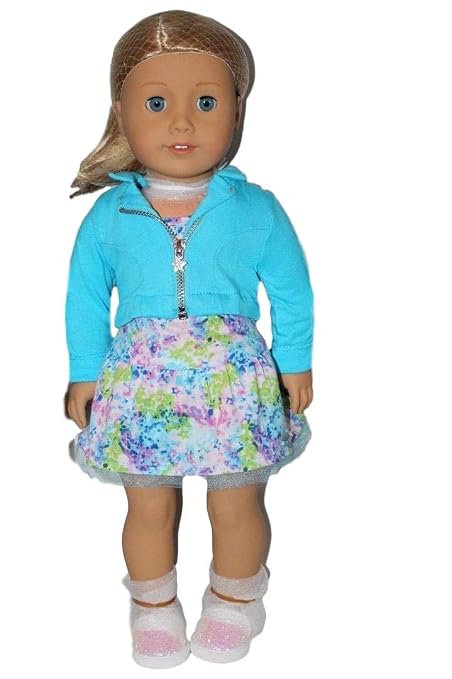 American Girl 2017 Truly Me Doll Light Skin Medium Length Blond Hair Blue Eyes Dn63