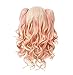EDENKISS Women Cosplay lolita Clip on Two Ponytails Long Hair Replacement Full Head Wigs (Beige Brown MC139A 613/T2311)
