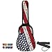 ChromaCast Padded Acoustic Guitar Gig Bag with American Flag Graphics