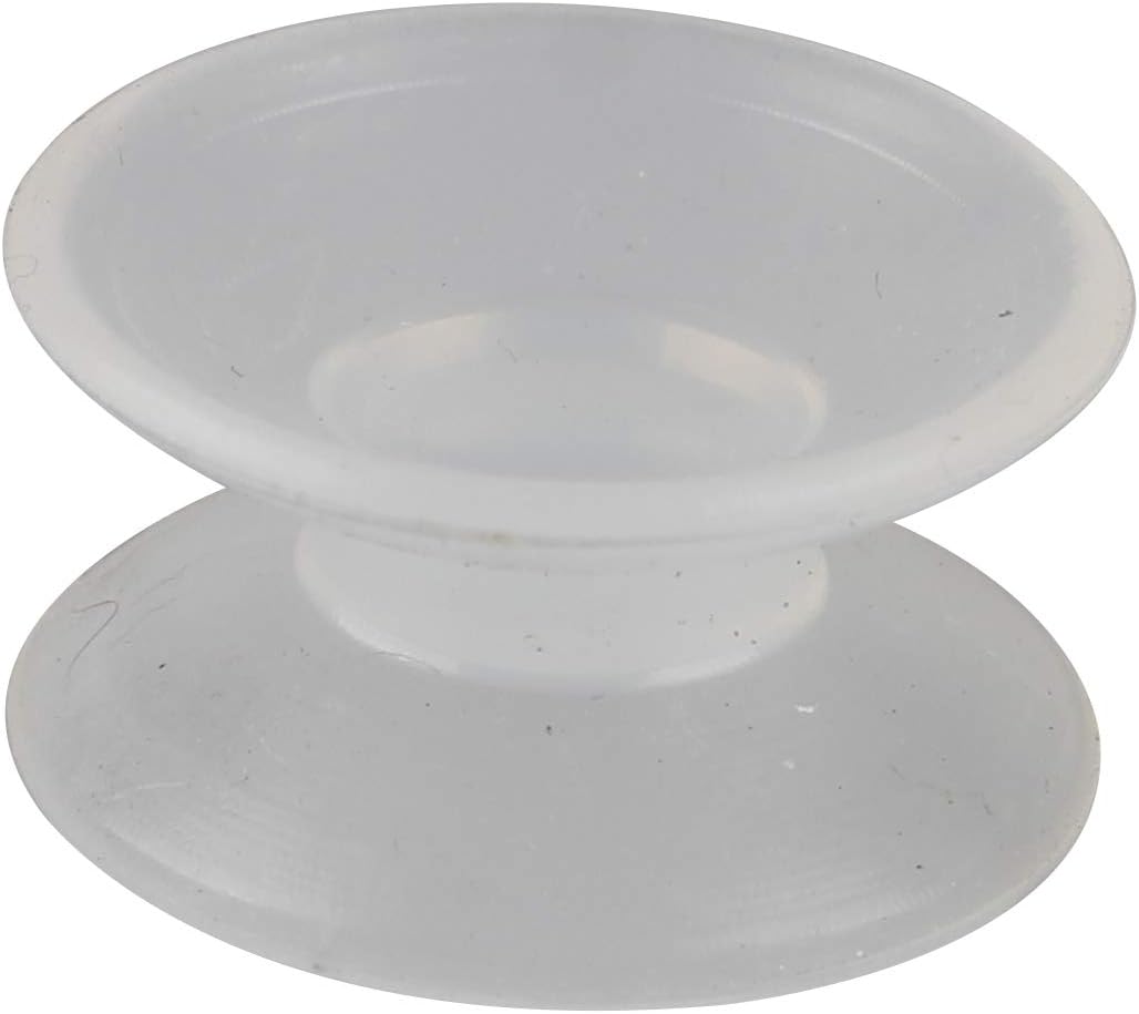 HALJIA 16PCS Double Sided Suction Cups Silicone Aquarium Fish Tank Suction Cups Window Hanger Suction Cup for Fish Tank Glass Table Top Transparent - Image 3