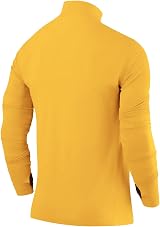 TCA Fusion Long Sleeve Running Top Men 1/4 Zip Spectra Yellow M view 4