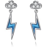 JBAERD Sterling Silver Cloud/Sun/Heart Earrings Sun Dangle Earrings for Women Heart Jewelry Gifts