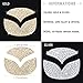 1797 Compatible Steering Wheel Logo Caps Decals Stickers for Mazda Accessories Parts B 2 3 5 6 CX3 CX5 CX7 CX9 MX5 RX8 Covers Interior Inside Decorations Trim Women Men Crystal Silver 2 Pack