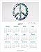 2017 Peace Sea Glass One Page Fine Art Wall Calendar. 11x14 For Framing. Best Quality Birthday, Christmas, Mother's Day & Valentines Day Gifts. Great for Women, Men & Kids. Unique Idea for Him or Her.