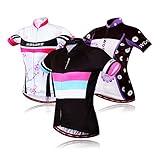 WOSAWE 2016 Women Short Sleeve Cycling Jersey 4D Gel Padded Shorts MTB Sportswear