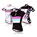 WOSAWE 2016 Women Short Sleeve Cycling Jersey 4D Gel Padded Shorts MTB Sportswear