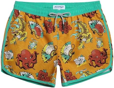 Amazon.com: Tiki Mask Men's Swim Trunks - Tiki Lovers Mens Swim