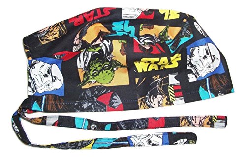 Scrub Hat SciFi Movies Cotton Fabric Nurse Cap Doctor ER Do-Rag Skull - Thumbnail 4