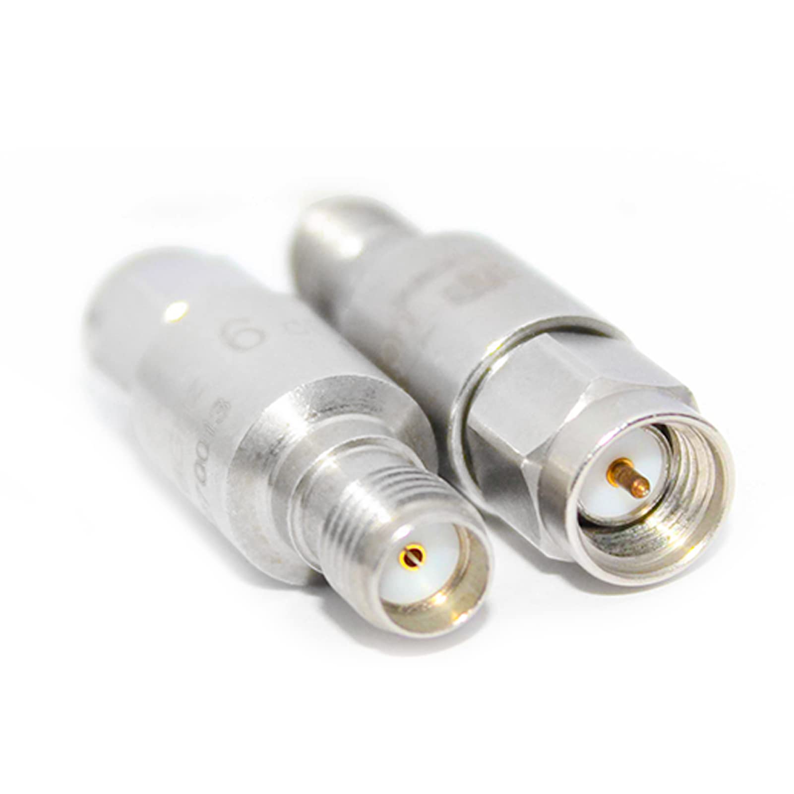 TOJOIN 2PCS SMA Male to SMA Female Attenuator 8GHZ 2W 50ohm SMA Attenuator RF Coaxial Attenuator (2W 8G 6dB-2pcs) — image 1
