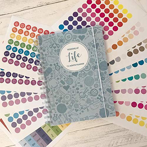 Stationery Geek Winning at Life - 12 Month Planner - Yarn Lover's Edition!