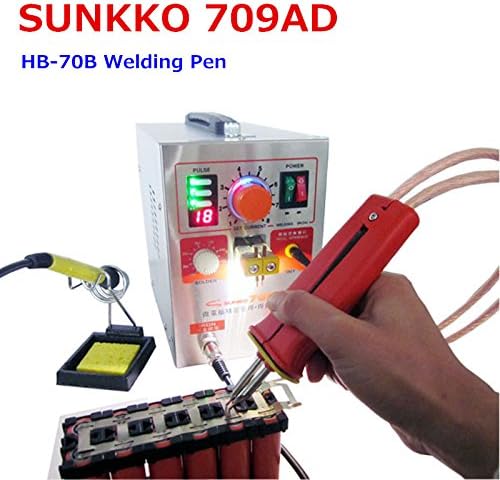 709A Updated 220V 1500W 709AD high-power battery digital display mobile soldering Spot welder with Welding pen (HB-70B)