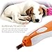 Pet Nail Grinder File by FurryFido Gentle/Powerful/Safe Paws Grooming, Trimming, Shaping, and Smoothing Tool for Dogs, Cats, Rabbits and Birds ñ with 6 Sanding Bands in a Cute Storage File