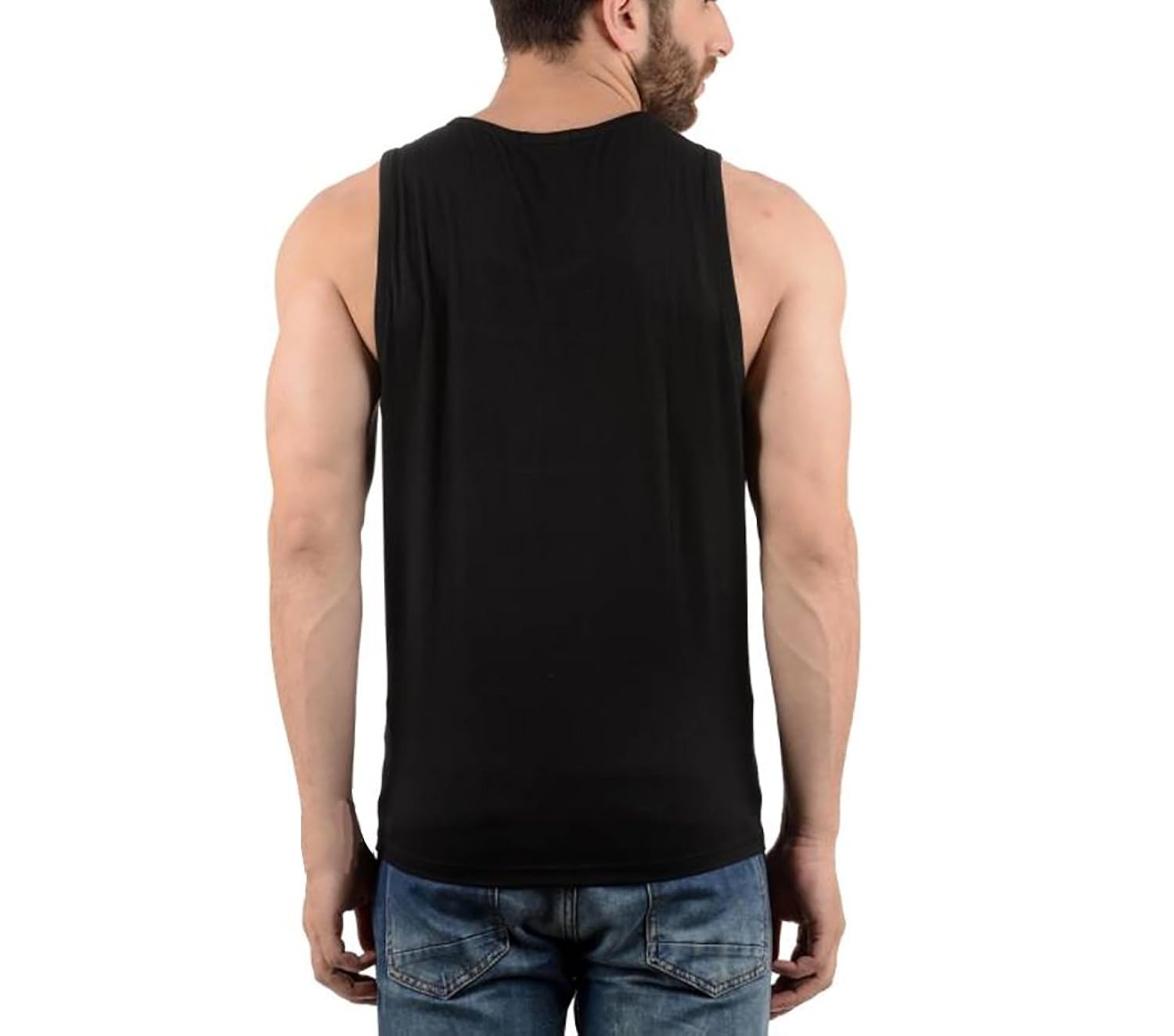 hotfits men's cotton sleeveless t-shirt