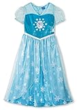 Disney Frozen Elsa Girl Short Sleeve Nightgown Pajama