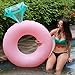 Diamond Ring Pool Float Inflatable - Pink Floatie Bachelorette Party Engagement Tube Swimming Outdoor Lounge for Adults & Teens