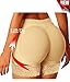 Gotoly Women's Seamless Butt Lifter Padded Panties Enhancer Womens Underwear (M, Beige)