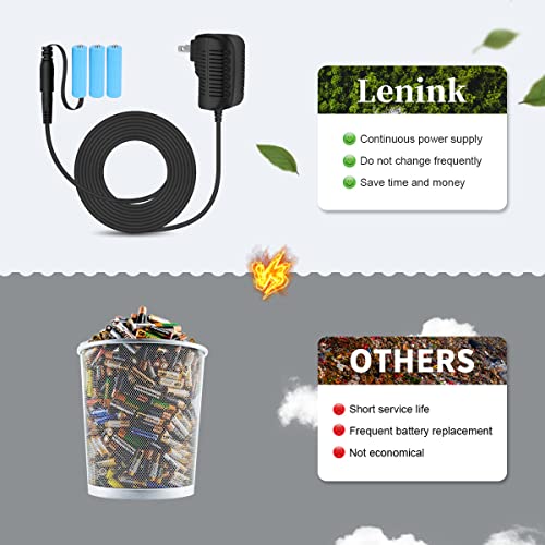 Lenink AC Power Supply Adapter for 3 AA Battery, AA Battery Replacement