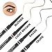 Billion Dollar Brows Micro Brow Pencil, Waterproof Eyebrow Pencil, Light Brown, Smudge Proof, Glides On and Stays In Place, Fine-tip for Precision