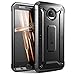 Moto Z Droid Case, Supcase Full-body Rugged Holster Case with Built-in Screen Protector (2016 Release, Not Fit Motorola Moto Z Force Droid, Moto Z Play), Unicorn Beetle PRO Series (Black /Black)