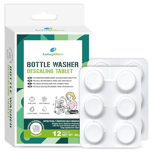 LULUGLITTER Baby Bottle Washer Descaling Tablet