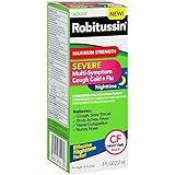 Robitussin Severe CF Maximum Strength Cough, Cold, & Flu Nighttime Medicine (8 fl. oz. Bottle)