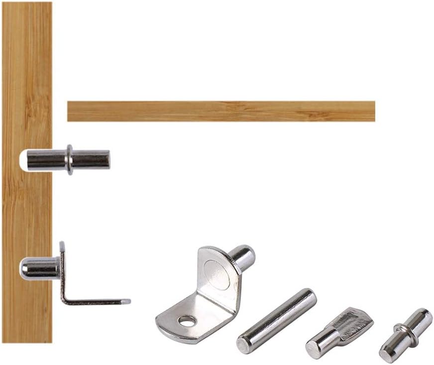 80 Pcs 4 Styles Shelf Support Pegs, Shelf Pins Kit, Shelf Support Cupboard Supports Stainless Steel - Image 5