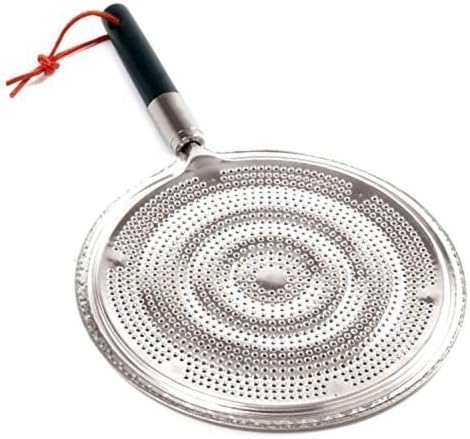 Heat Diffuser Electric/Gas Stove Tops Kitchen Hand Wash Tin With Wooden Handle :New