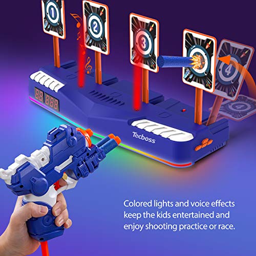TECBOSS Electronic Shooting Targets Scoring Auto Reset Digital Targets