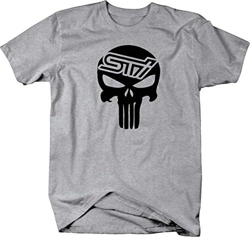 Punisher Skull STI Subaru Racing WRX Performance Mens T Shirt - 2XL