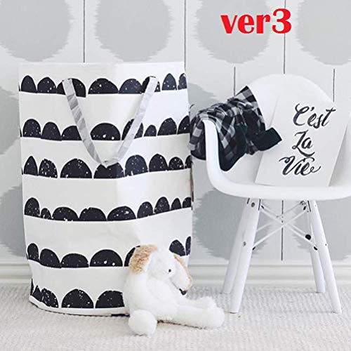 image for LQT Ltd 65x40cm INS Cute House Toy Storage Bag Children Kids Baby Pure