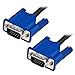 CableVantage HD15 15Pin VGA Male to Male VGA 50FT 15M Cable for TV Computer Monitor Blue for TV Computer Monitor Extension 50feet Cable