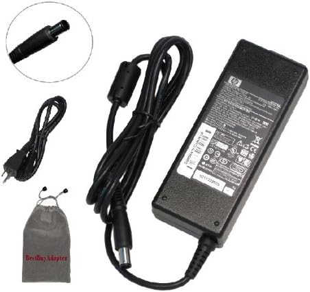 Bundle: 3 items - Adapter/Power Cord/Carry Bag:Original HP Smart Pin 90W AC Adapter Power Cord for HP:EliteBook 8440p i7-640M,EliteBook 8540p i5 540M,EliteBook 8540p i5-520M,EliteBook 8540p i5-540M,Compatible with 463955-001.***Free Carry Bag Included***