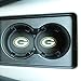 2 Pack 2.75 inch for Green Bay Packers Car Interior Accessories Anti Slip Cup Mat for All Vehicles (Green Bay Packers)