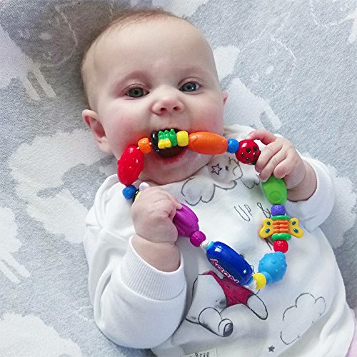 3 Nuby+Bug+Loop+Teether+Colors